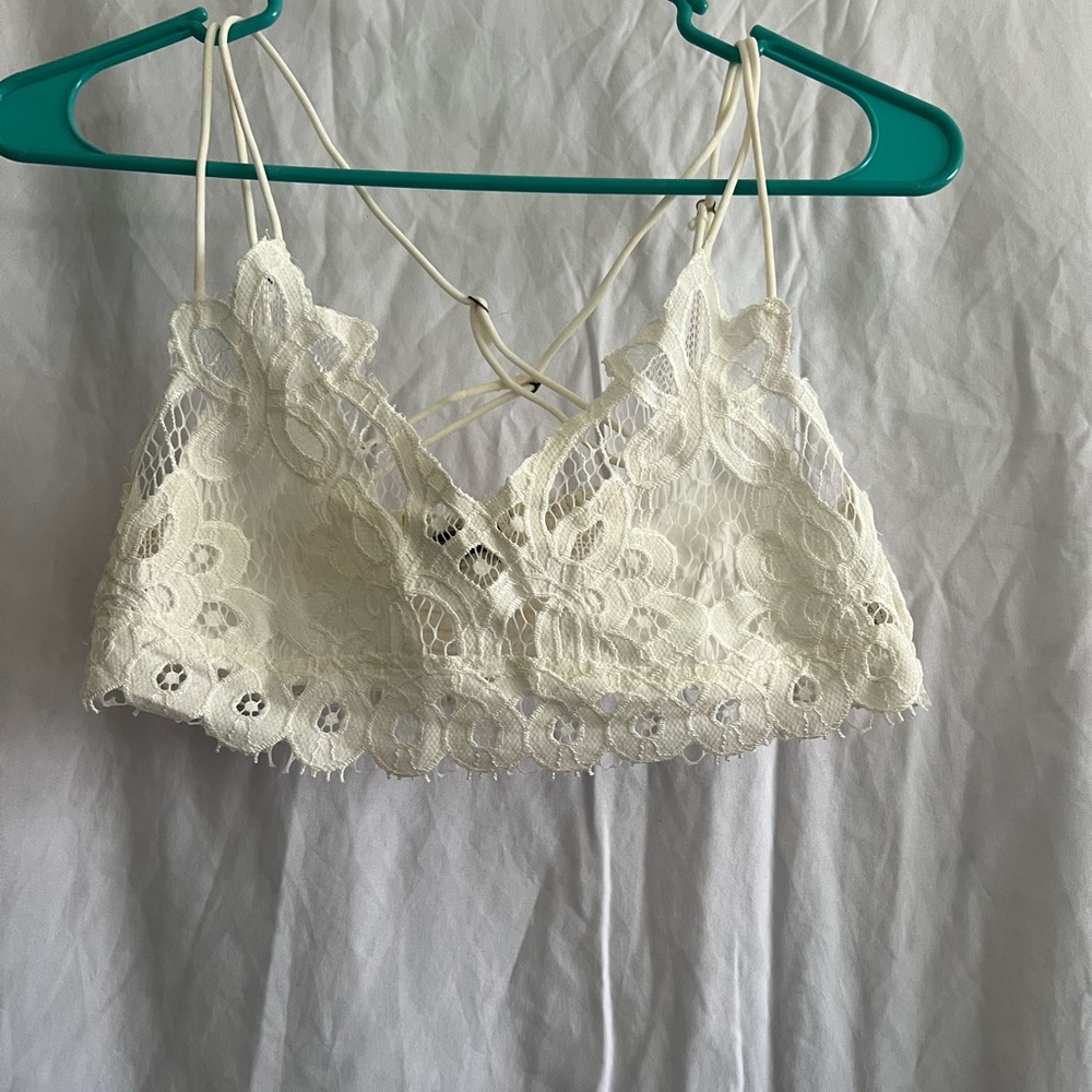 White bralette